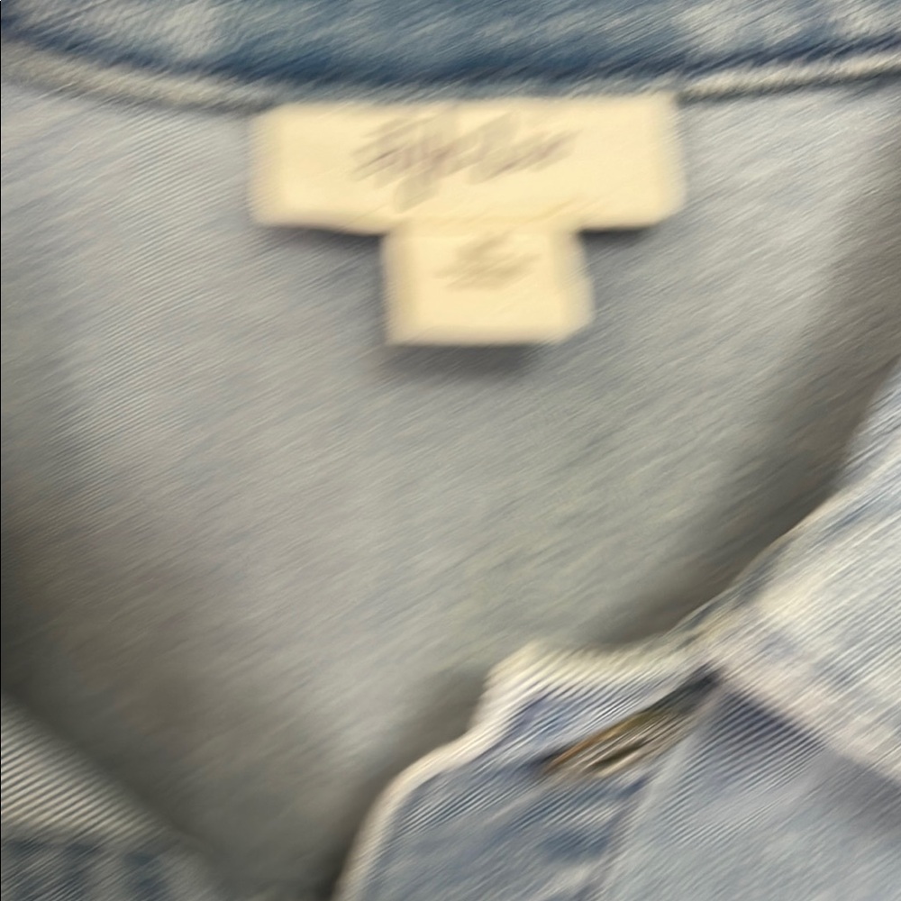 Style & Co Blue Jean Jacket Classic Denim Design - Picture 2 of 8